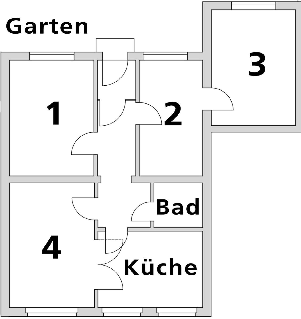 נירנברג Messe-Apartment, 4 Schlafzimmer, 80 Qm, Garten - 6 Km Zur Messe, Verkehrsguenstig, Ruhig, Parkplaetze מראה חיצוני תמונה